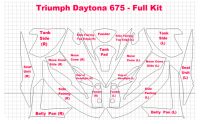 Triumph Daytona 675 (2013) Full Kit