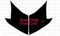 Front Cowling for Triumph SpeedTriple/Street Triple